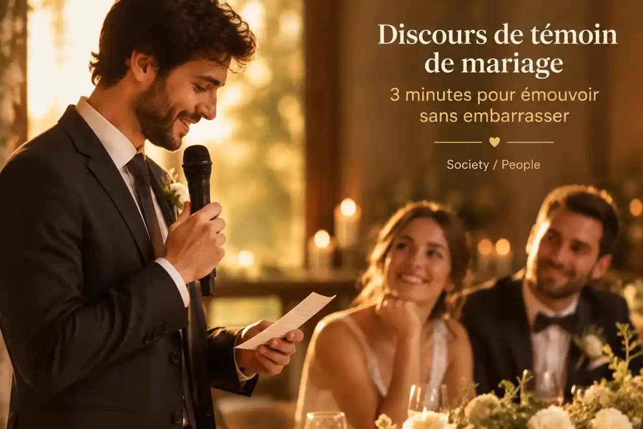 Discours de témoin de mariage : 3 minutes pour émouvoir sans embarrasser